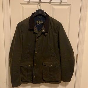 Barbour men’s waxed rain jacket